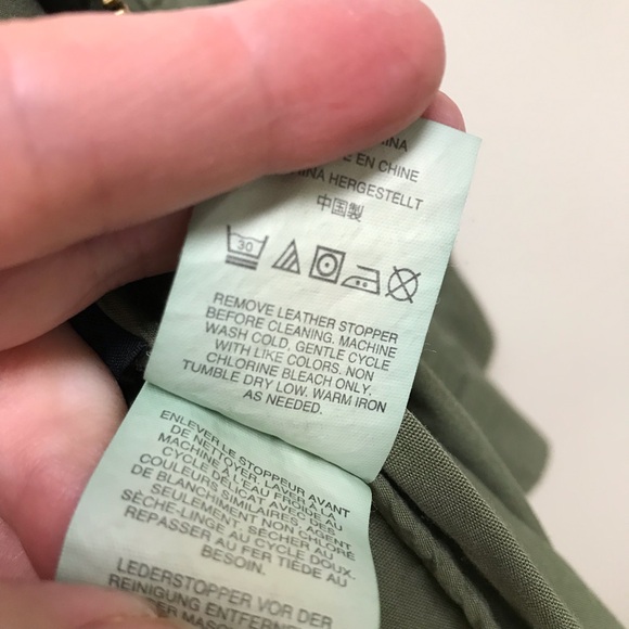 J Crew 100% Cotton Olive Green Jacket in Large - Picture 13 of 14